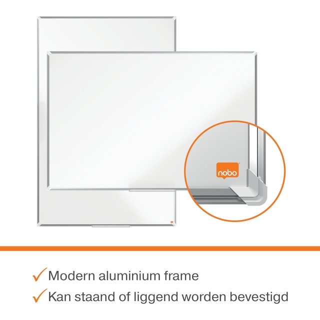 Whiteboard Nobo Premium Plus 60x90cm staal