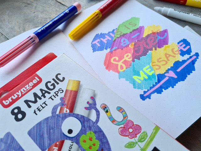 Viltstift Bruynzeel Kids Magic assorti 8 stuks