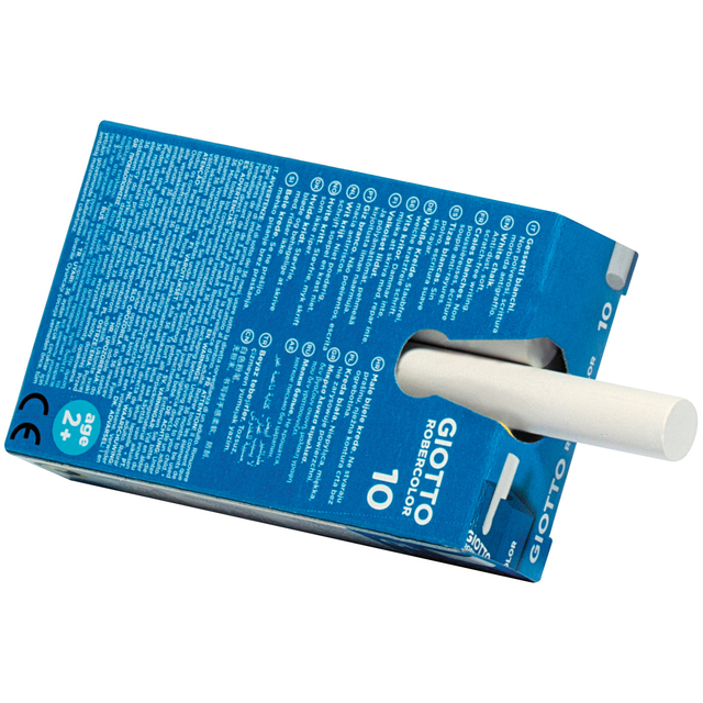 Schoolbordkrijt Giotto doos à 10 stuks wit