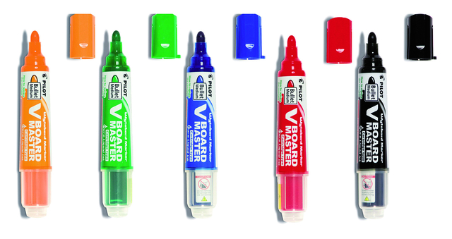 Whiteboardmarker PILOT Begreen rond medium assorti 5 stuks