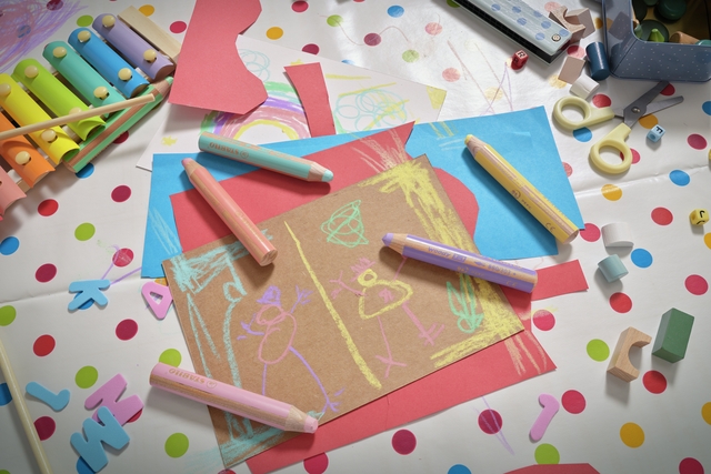 Kleurpotloden STABILO 880 woody inclusief puntenslijper pastel assorti etui à 6 stuks