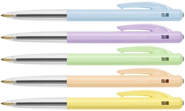 Balpen Bic M10 Colors Pastel Colors medium assorti