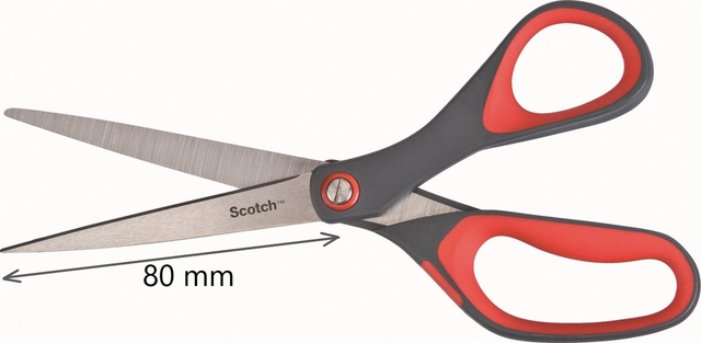 Schaar Scotch 20cm precision rood blister