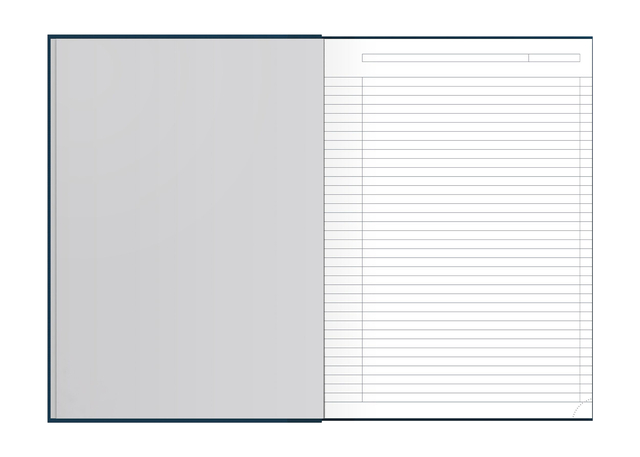 Notitieboek Oxford Office Essentials A4 lijn 192 pagina' s 80gr blauw