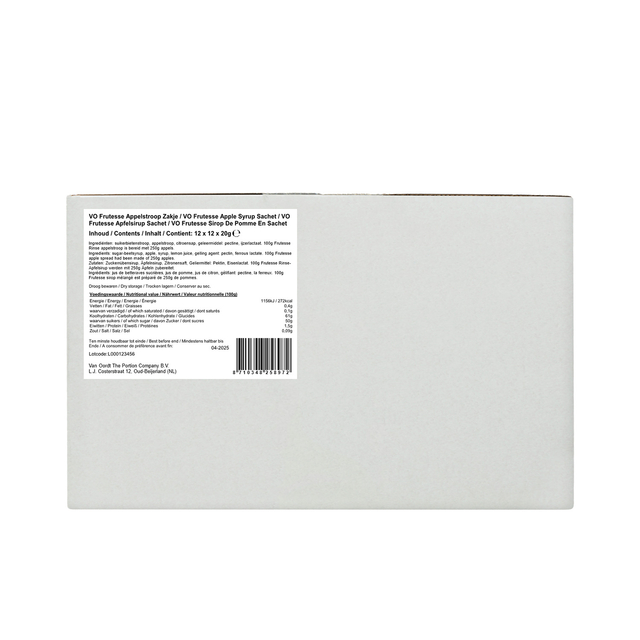 Appelstroop VarieJantjes Frutesse 12x20 gram zakjes