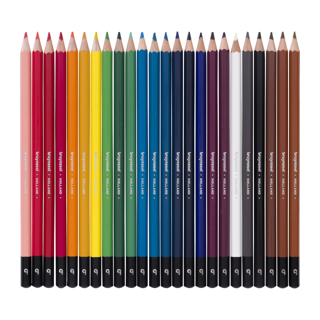 Kleurpotloden Bruynzeel assorti blik à 24 stuks