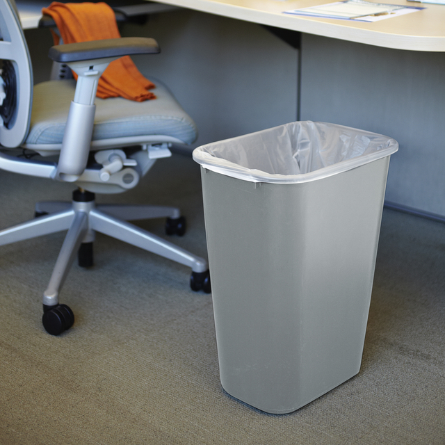 Afvalbak Rubbermaid medium 26 liter grijs
