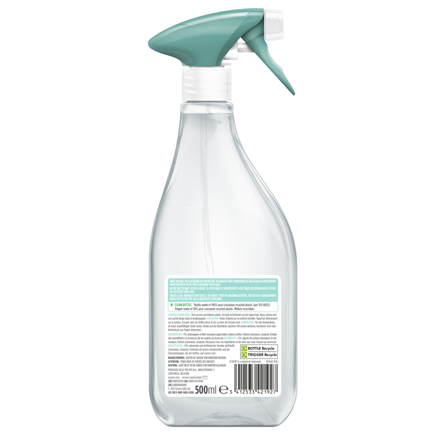 Glasreiniger Ecover groene thee & grapefruit spray 500ml