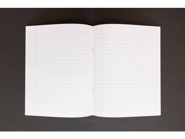 Schrift Kangaro A5 lijn 80 pagina's 60gr zwart pak à 10 stuks