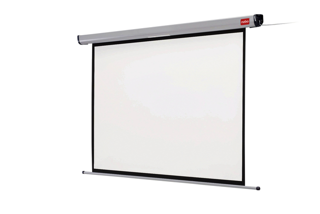 Projectiescherm Nobo wandmodel elektrisch 192x144cm