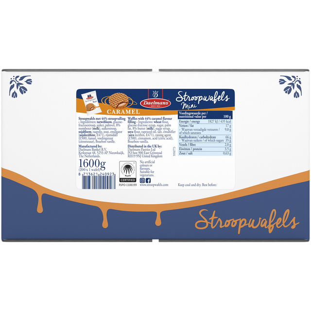 Stroopwafel Daelmans mini 200 stuks