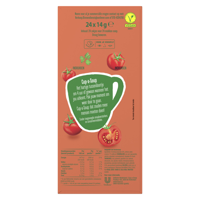 Cup-a-Soup Knorr tomaat 24x140ml