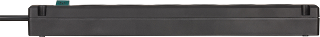 Stekkerdoos Brennenstuhl Bremounta 5vdig incl 2 USB 3m zwart