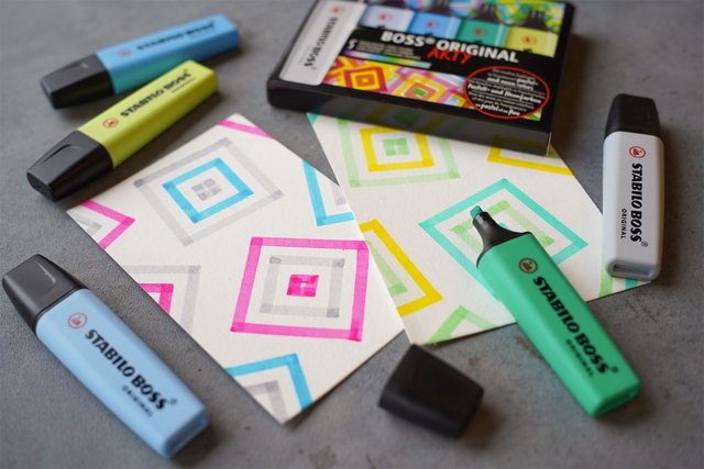 Markeerstift STABILO BOSS Original 70/33 groen blister à 1 stuk