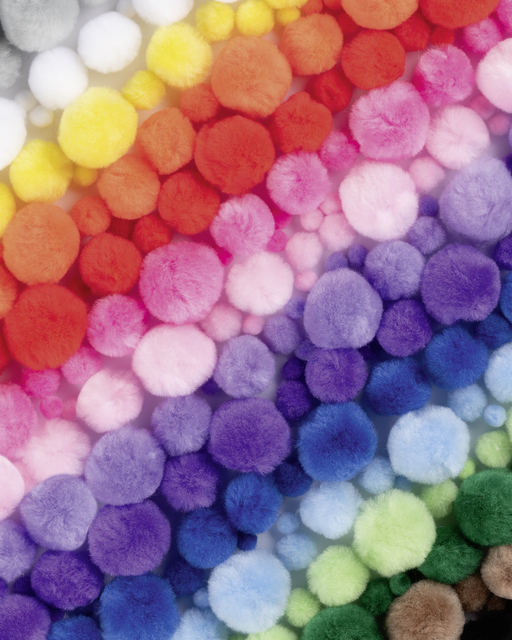 Pompons Folia 200 gram assorti