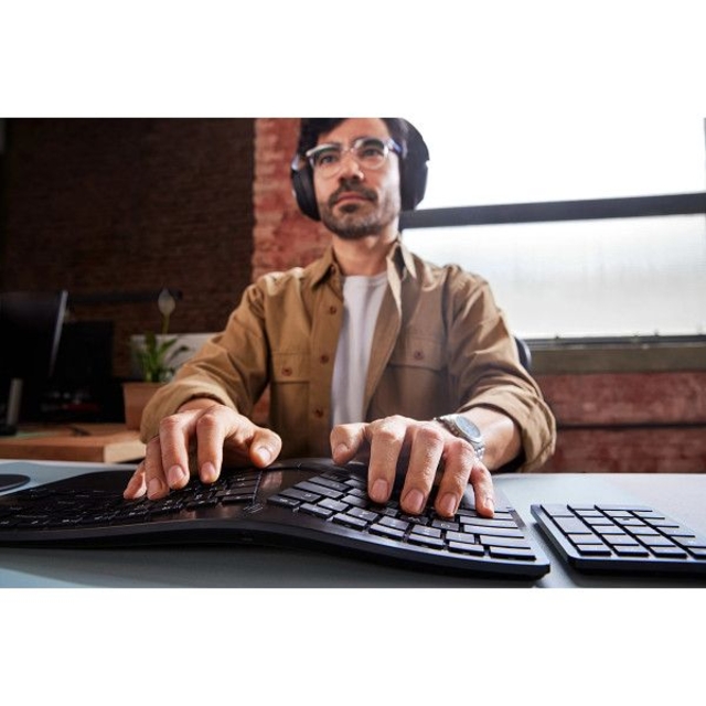 Toetsenbord HP 965 BLK Ergonomisch draadloos QWERTY