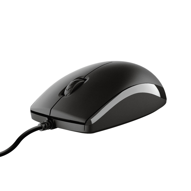 Toetsenbord Trust Primo + muis QWERTY zwart