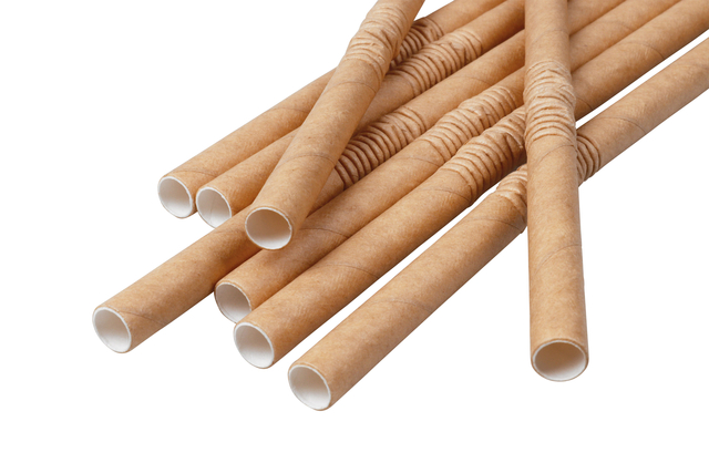 Drinkrietje IEZZY karton buigbaar Ø 6x240mm 100% fair 200 stuks bruin