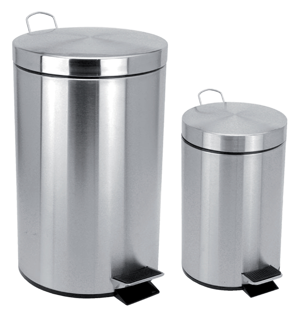 Pedaalemmer V-part 3 liter mat rvs