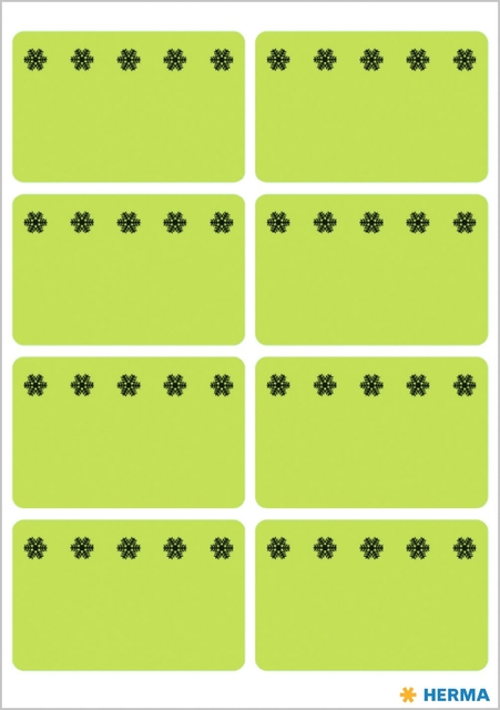 Etiket HERMA 3775 26x40mm diepvries groen 48 stuks