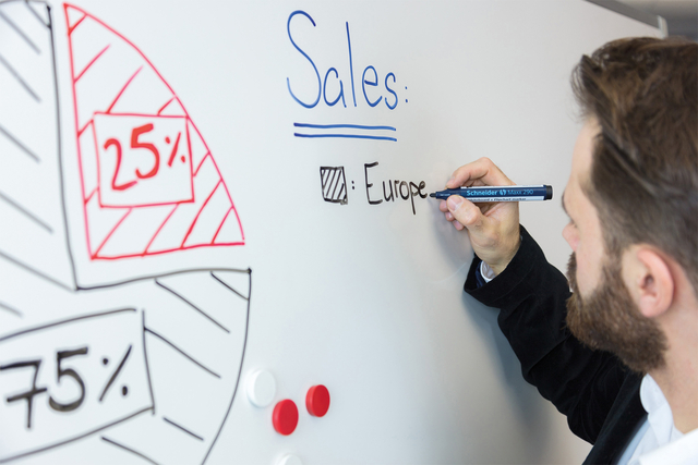 Whiteboardmarker Schneider Maxx 290 rond 2-3mm assorti 3+1 gratis