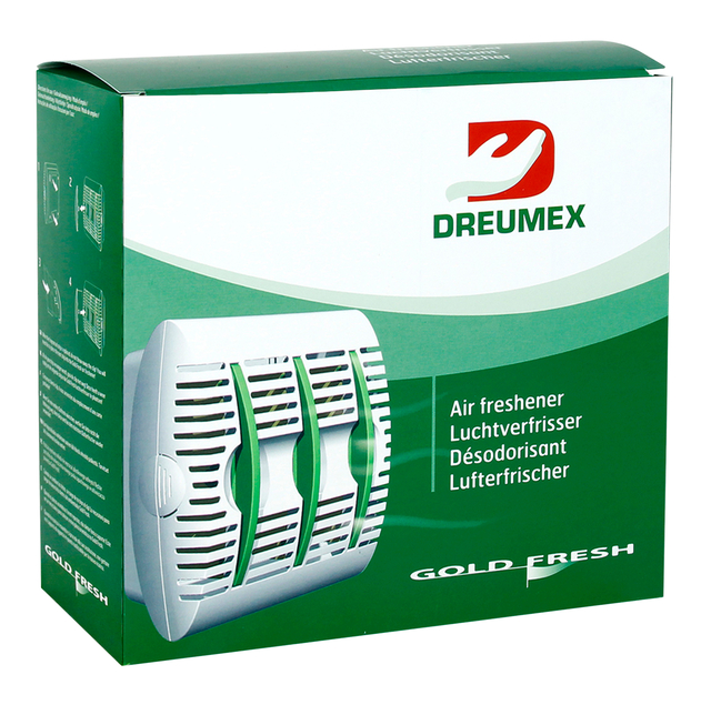 Luchtverfrisserdispenser Dreumex Gold Fresh wit