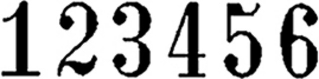 Numeroteur Reiner B6K Antiqua 4.5mm 6 cijfers