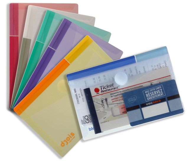 Enveloptas Djois Color Collection A6 horizontaal assorti
