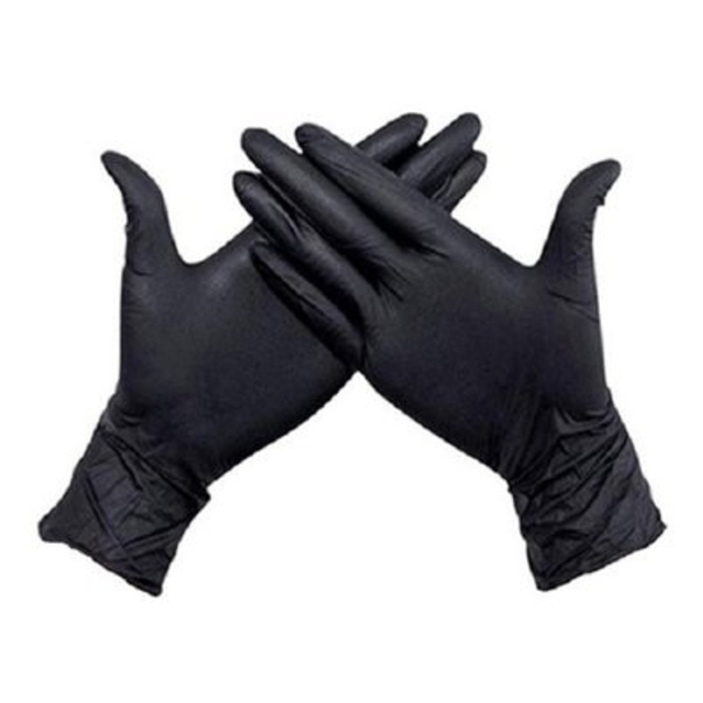 Handschoen Hynex nitril S zwart 5gr extra sterk 100 stuks
