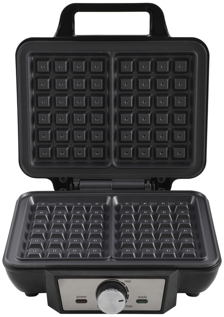 Wafelijzer  Tomado voor 2 wafels zwart