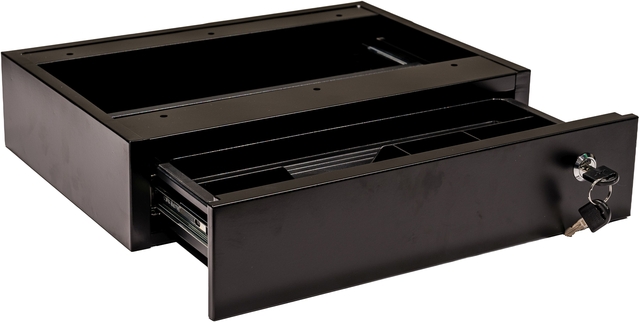 Persoonlijke lade Euroseats 295x390x90mm zwart
