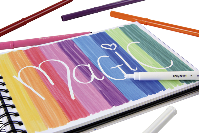 Viltstift Bruynzeel Creatives Superpoints blik à 25 kleuren