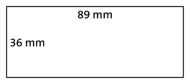 Etiket Dymo LabelWriter adressering 36x89mm 24 rollen á 260 stuks wit