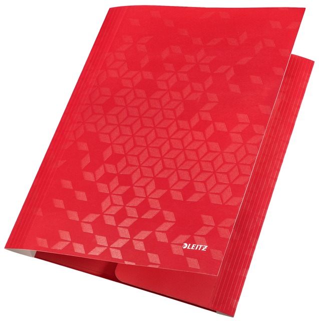 Elastomap Leitz WOW A4 3 kleppen rood