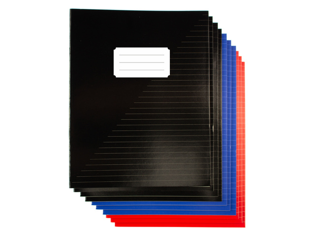 Schrift Kangaro A5 lijn 80 pagina's 60gr assorti pak à 10 stuks