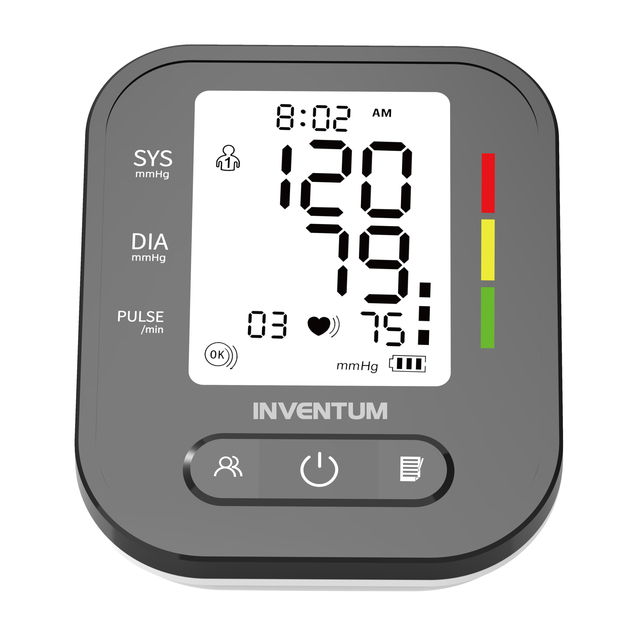 Bloeddrukmeter Inventum bovenarm 22-42cm zwart/wit