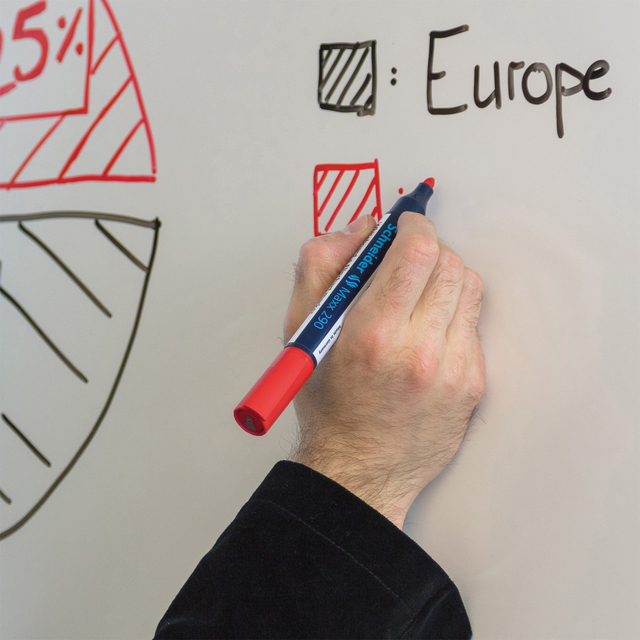 Whiteboardmarker Schneider Maxx 290 rond 2-3mm assorti 3+1 gratis
