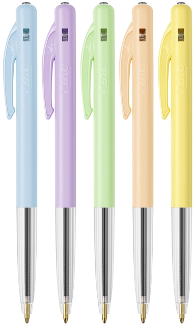 Balpen Bic M10 Colors Pastel Colors medium assorti