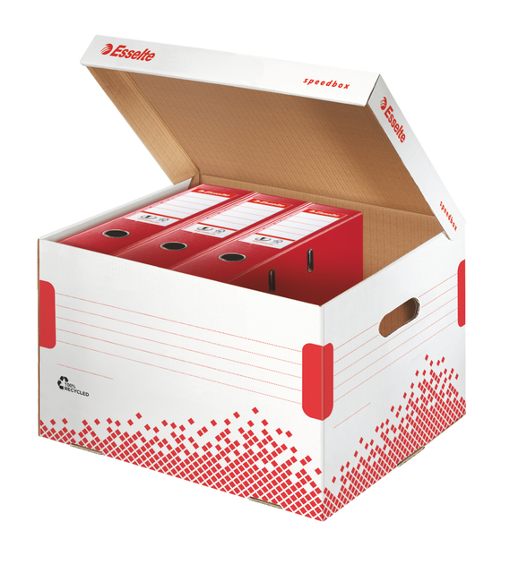 Opberg- en transportdoos Esselte Speedbox 392x301x334mm wit
