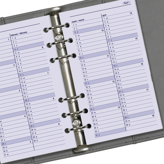 Agendavulling 2027 Kalpa Personal 1dag/1pagina