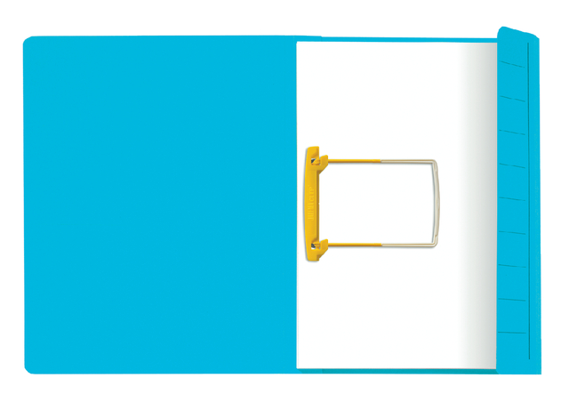 Clipmap Secolor A4 100% gerecycled karton 250gr blauw verpakt per 10 stuks