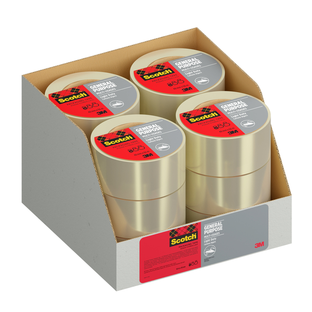Verpakkingstape Scotch 4501T66 48mmx66m transparant
