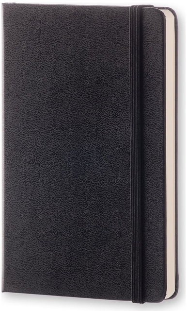 Notitieboek Moleskine pocket 90x140mm dots hard cover zwart