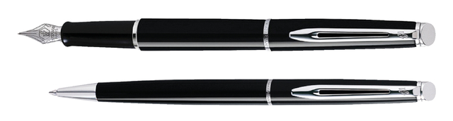 Balpen Waterman Hémisphère black lacquer CT medium