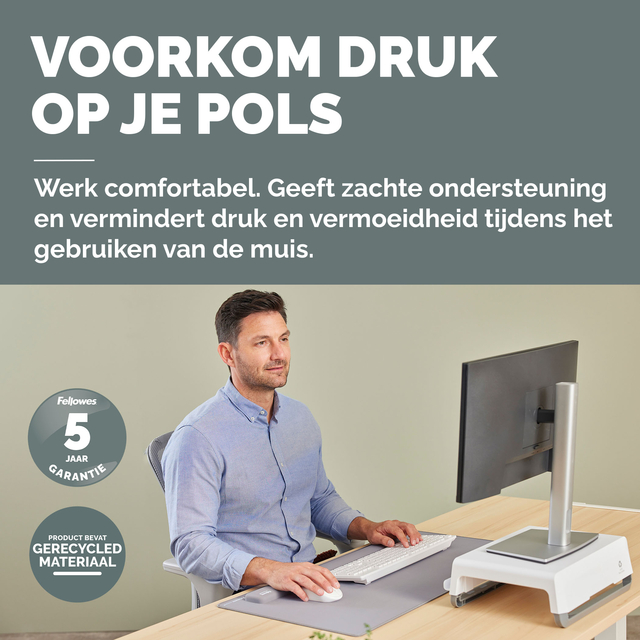 Polssteun Fellowes Breyta palm grijs