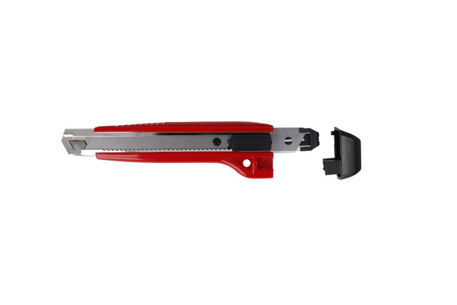Snijmes Westcott premium 18mm met schuifsluiting rood
