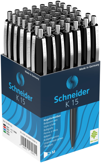 Balpen Schneider K15 medium zwart