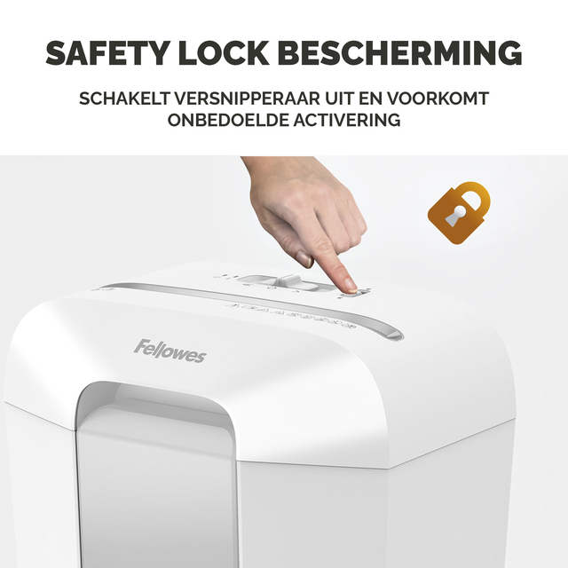 Papiervernietiger Fellowes Powershred LX70 snippers 4x40mm wit