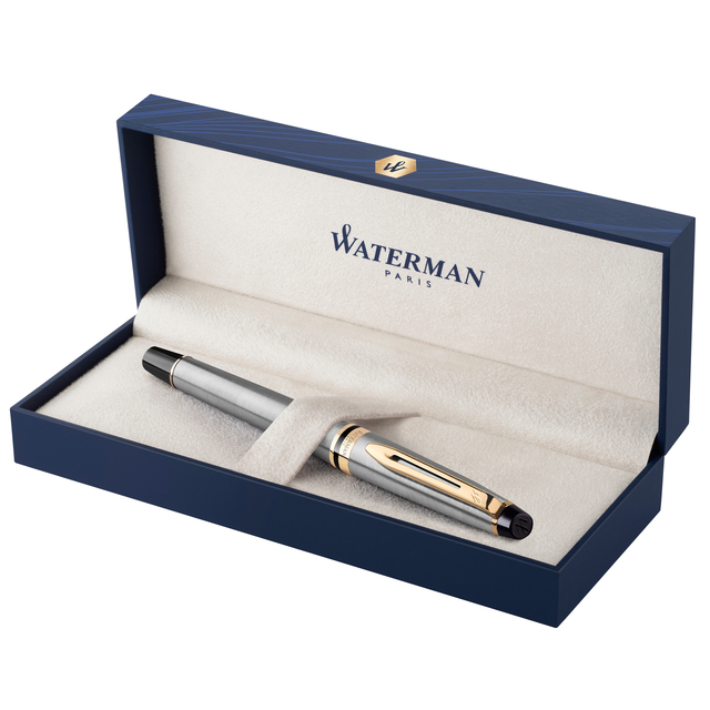 Vulpen Waterman Expert stainless steel GT medium