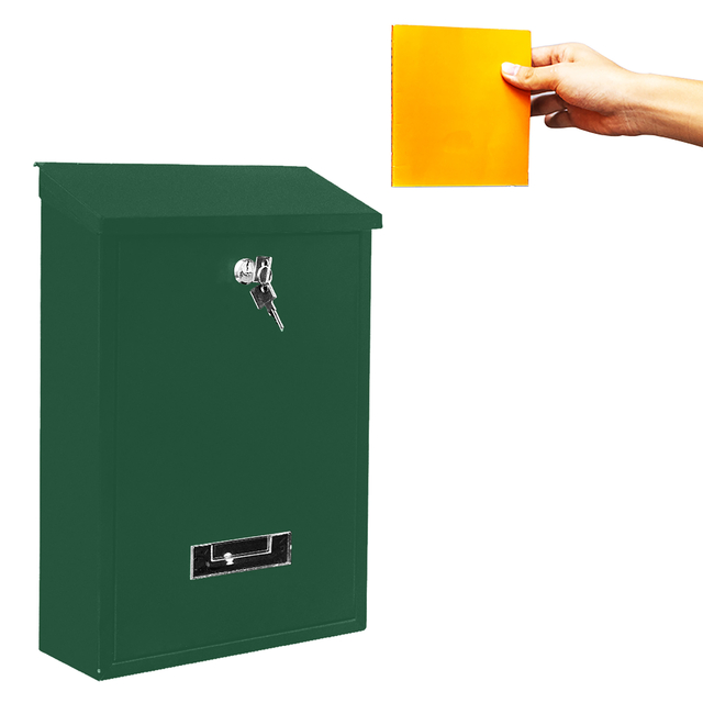 Brievenbus BRASQ PB100 Basic wand groen